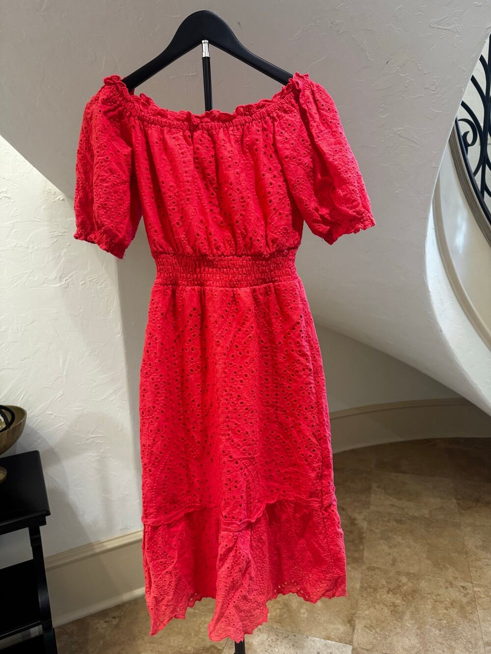 Lilly Pulitzer Coral Pink Eyelet Dress